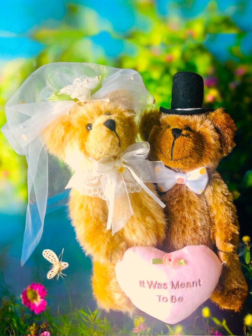 Vintage Mr. & Mrs. Everlove Wedding Boyds Bears T.J.'s Best Dressed Collection